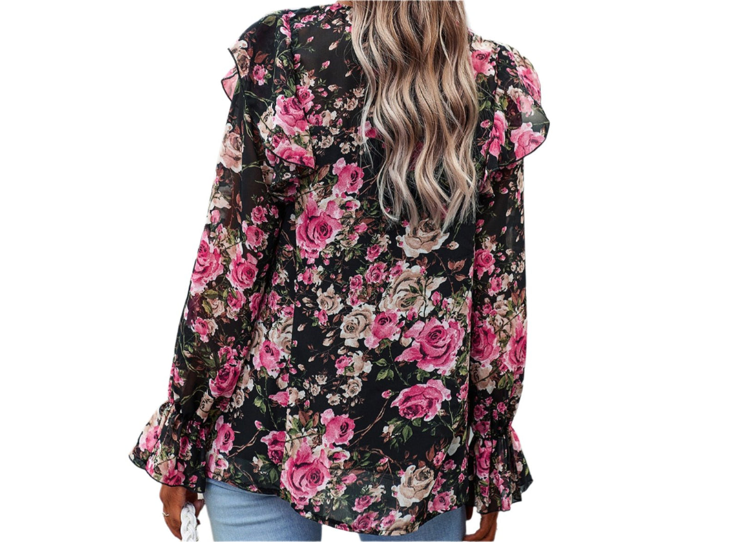 Floral Shirt Top