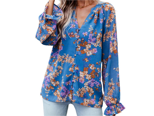 Floral Shirt Top