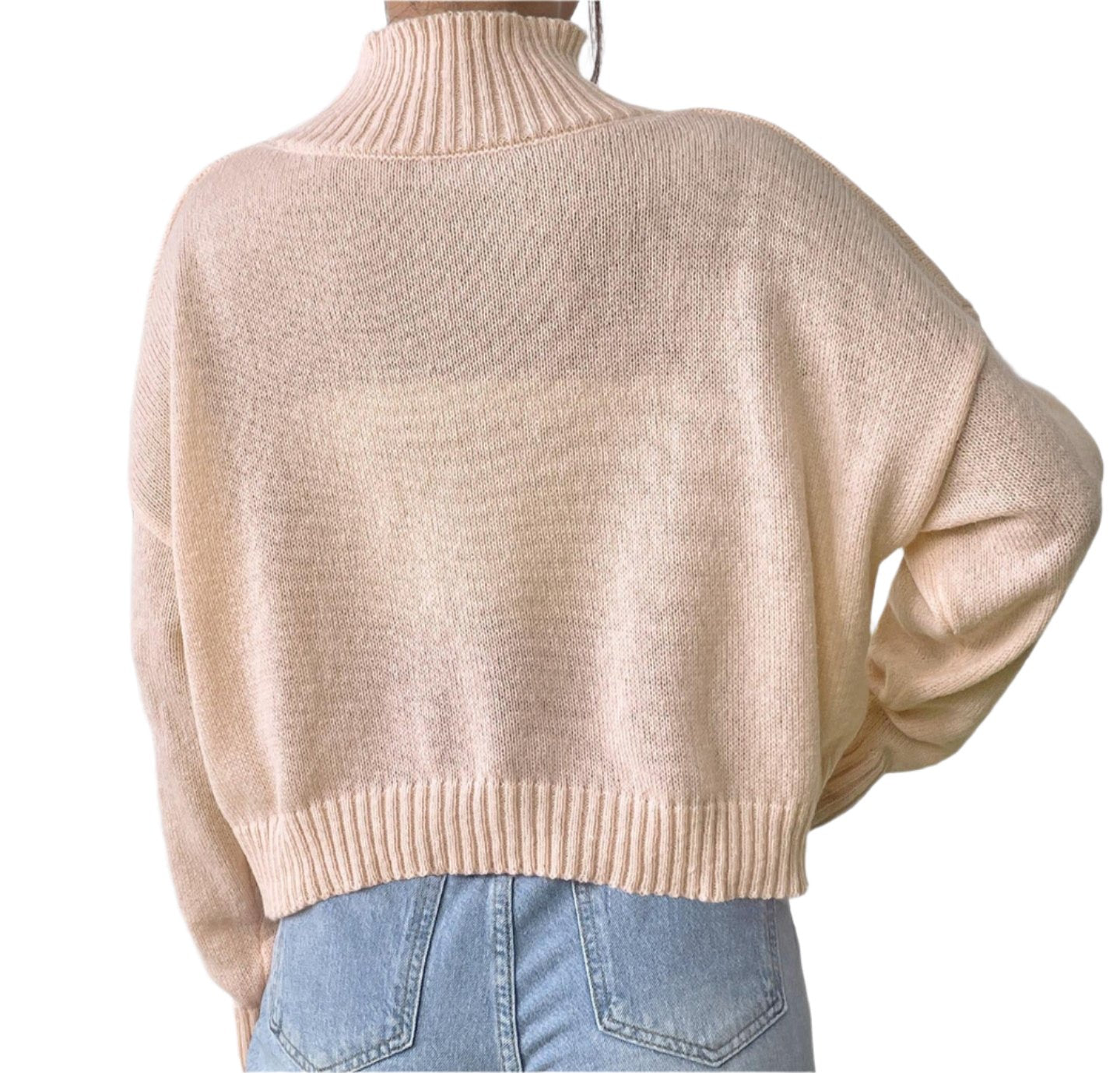 Turtleneck Pullover Loose Sweater