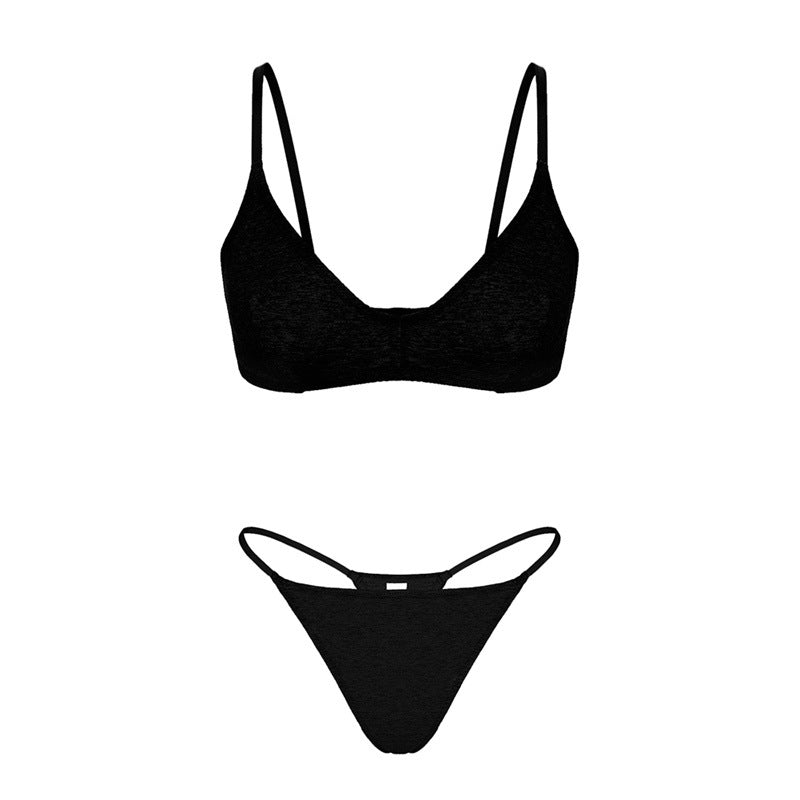 Ultra Soft Breathable Underwired Sports Type Bra Set