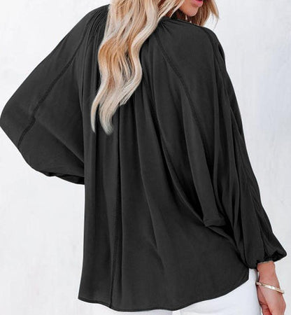 V-neck Long Sleeve Top