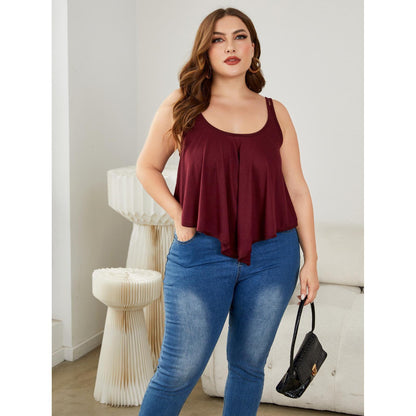 Plus Size Loose Slip Top