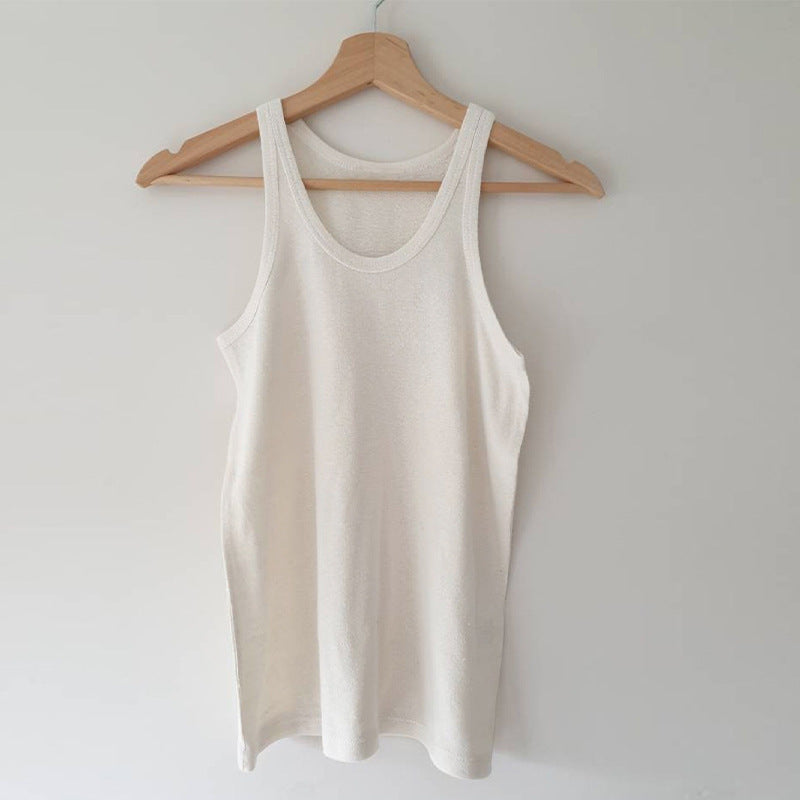 Idle Minimalist Summer Cotton Linen Sleeveless Top - Tamra.Shop.Social