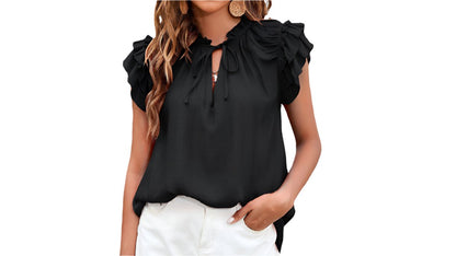 Ruffle Sleeve Top