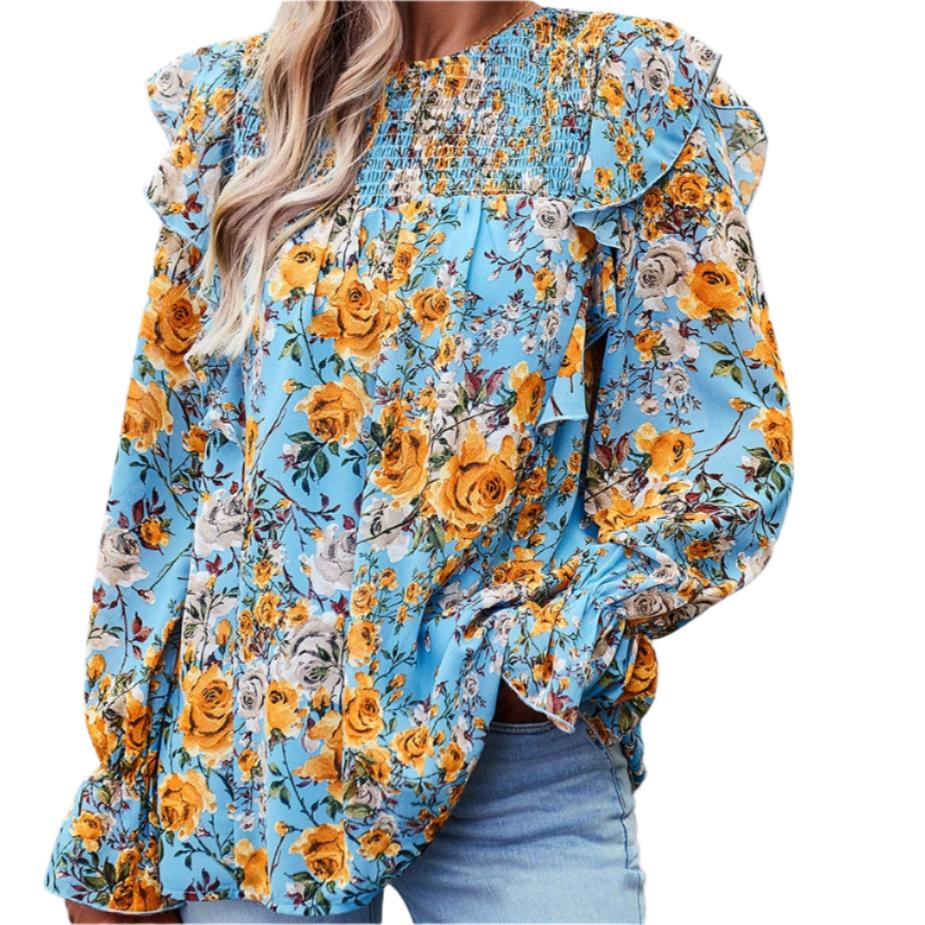 Floral Shirt Top