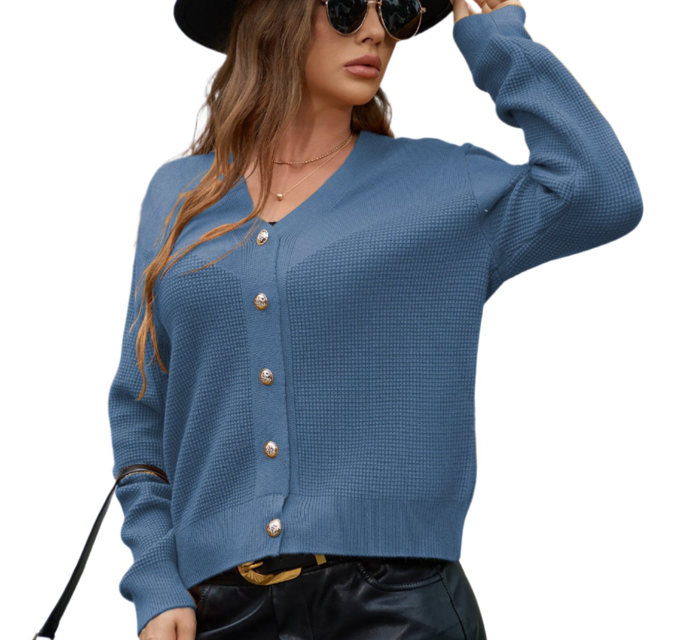 Knitted Button Cardigan