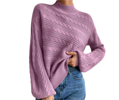 Loose Twist Pullover Sweater