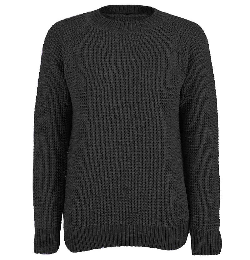 Round Neck Long Sleeve Sweater