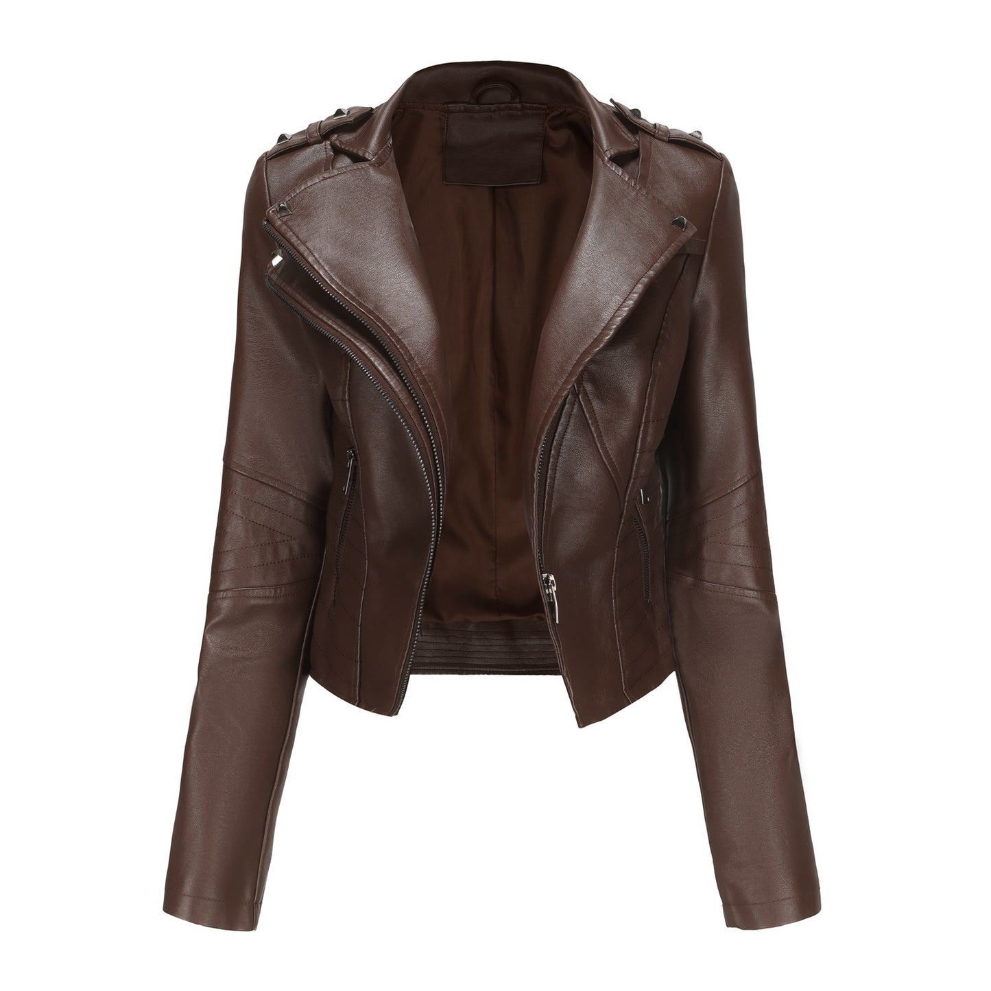 Rivet Leather Jacket