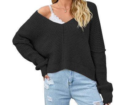 Shoulder Baring Sweater