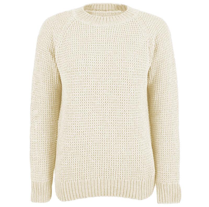 Round Neck Long Sleeve Sweater