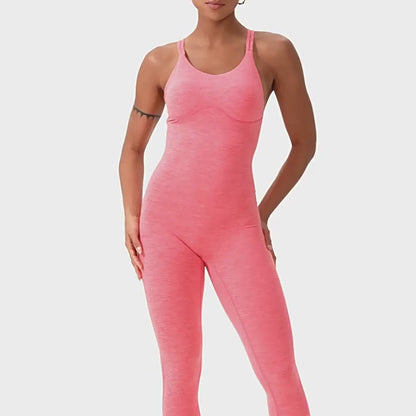 Shaping Hip Lifting Quick Drying Breathable Fitness Jumpsuit