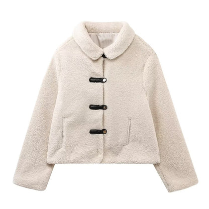 Urban Casual Fleece Short Jacket Coat