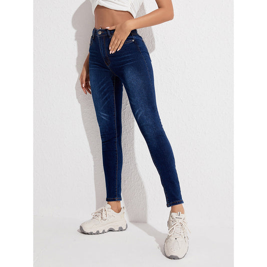 Casual Stretch Ankle Jeans