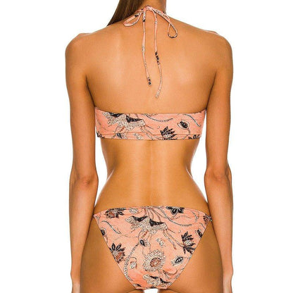 Boho and Vacation Halter Style Split Bikini - Tamra.Shop.Social