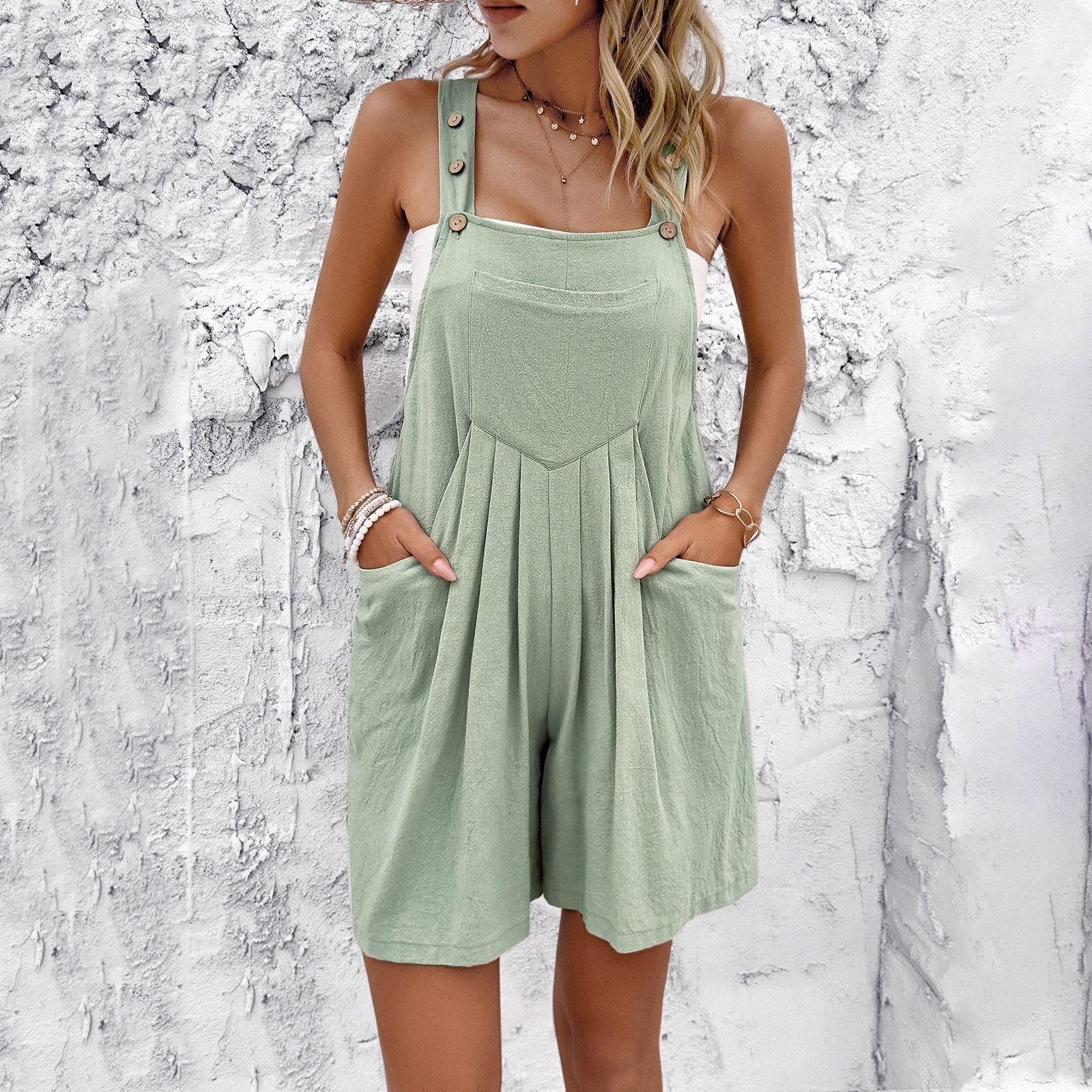 Casual Suspender Romper - Tamra.Shop.Social