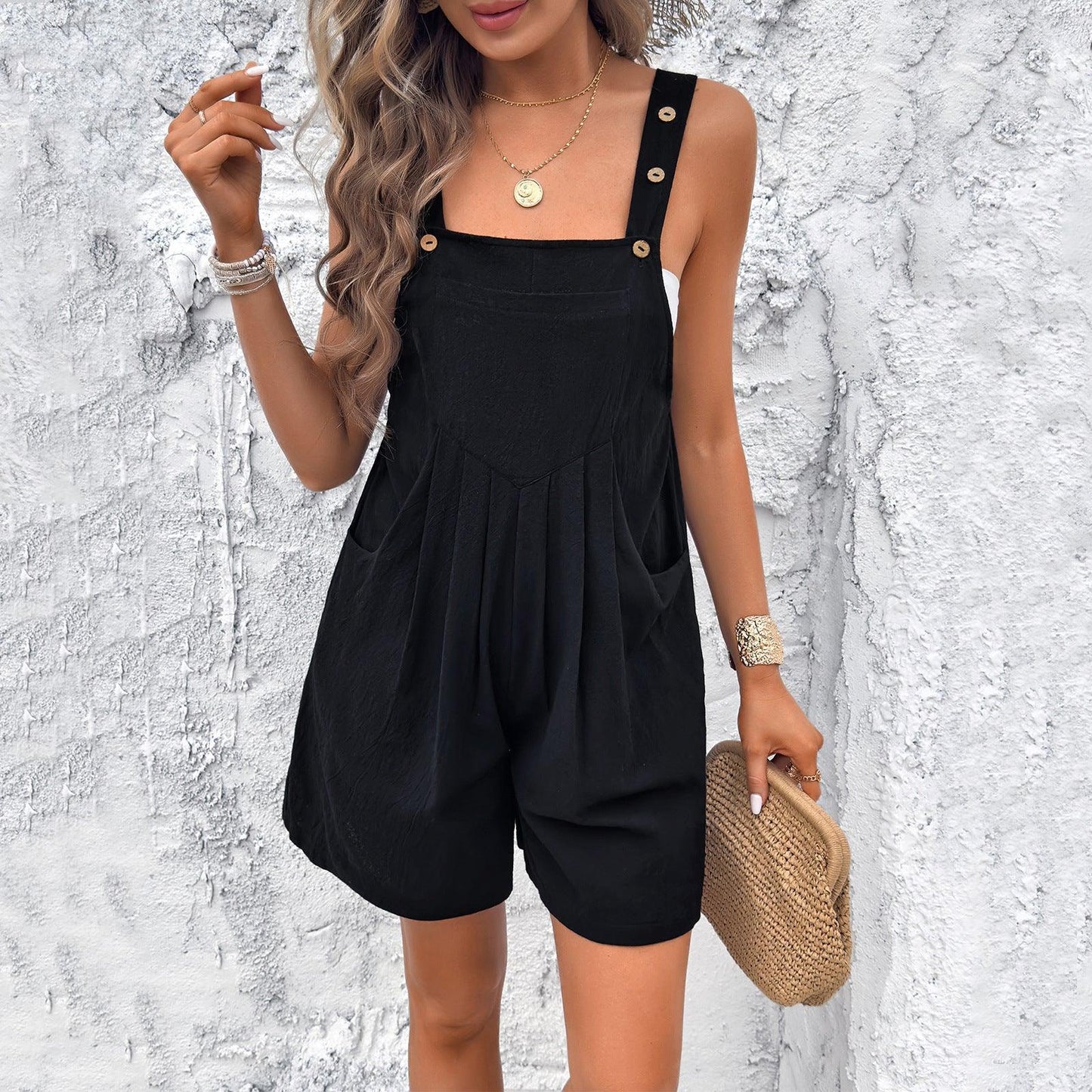 Casual Suspender Romper - Tamra.Shop.Social