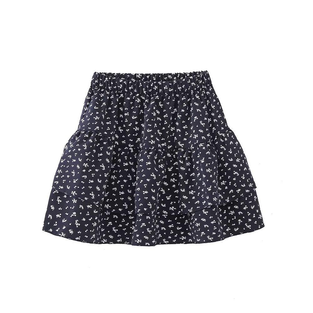 Floral Pattern Skirt - Tamra.Shop.Social