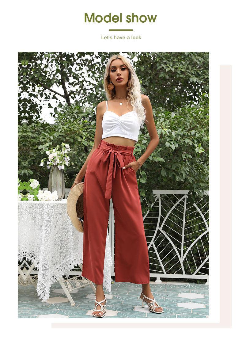 High Waist Wide Leg Pants - Tamra.Shop.Social