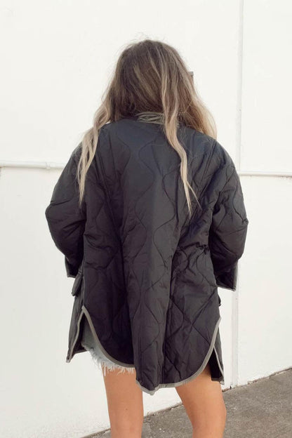 Quilted Cotton Double Patch Pocket Jacket - Tamra.Shop.Social